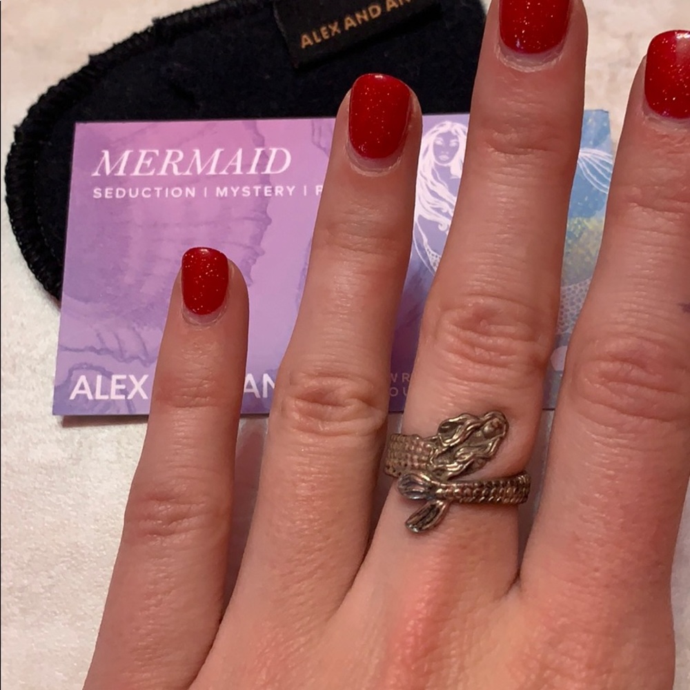 Alex and ani mermaid wrap ring.